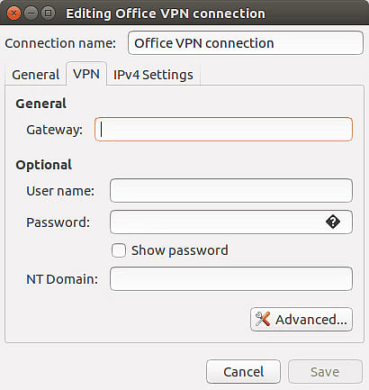 VPN connection