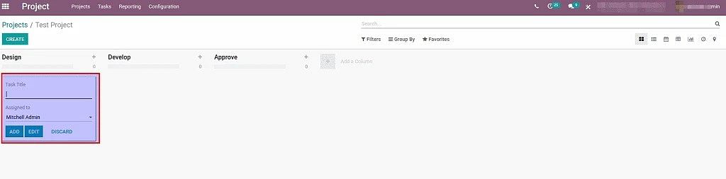 odoo Dashboard