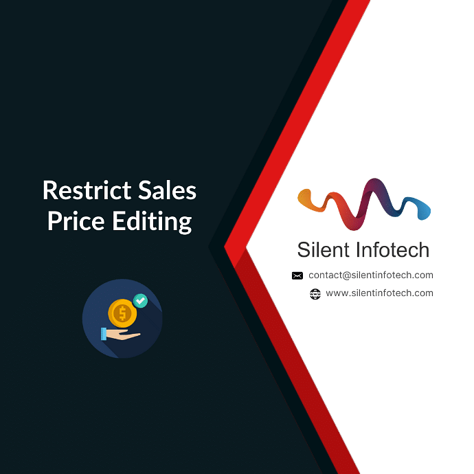 Restrict Sales Price Editing Restrict Sales Price Editing