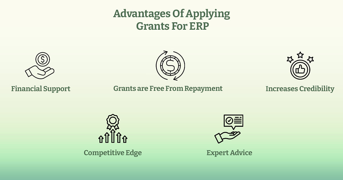 Advantages of applying grants for erp