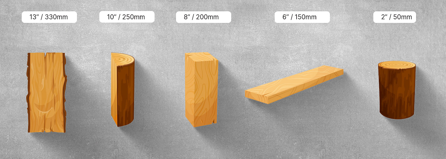 Lumber logs image