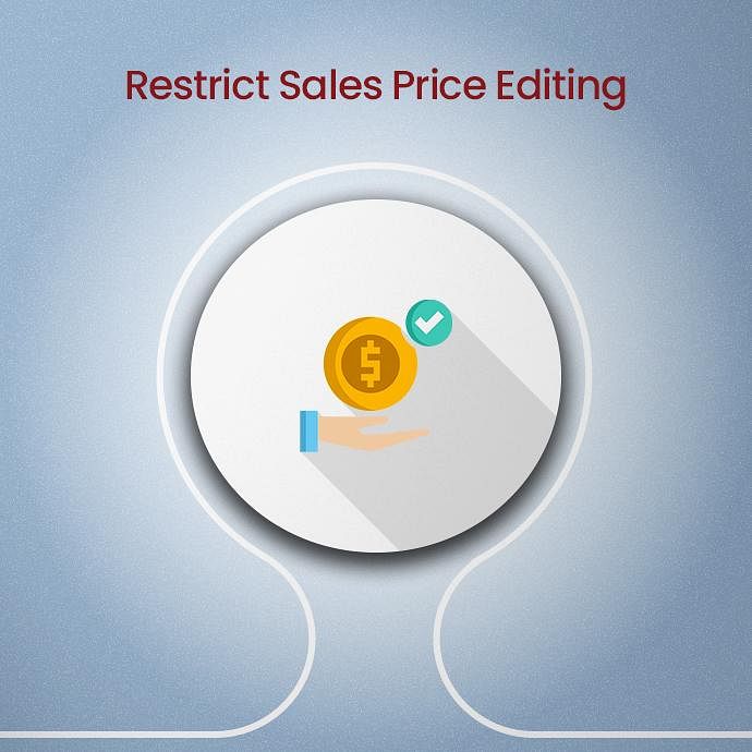 Restrict Sales Price Editing