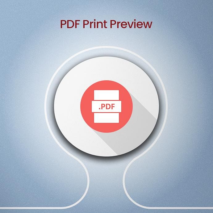 PDF Print Preview